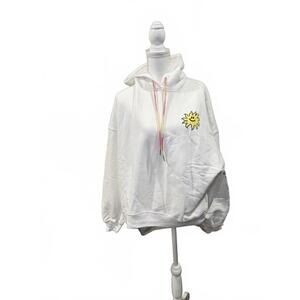 Daydreamer Flyer Oversized Mushroom Hoodie Sweatshirt, Small NWT
